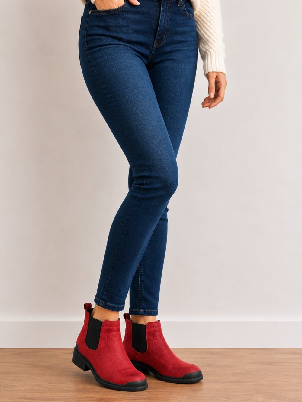 Bueno Leather Ankle Boots
